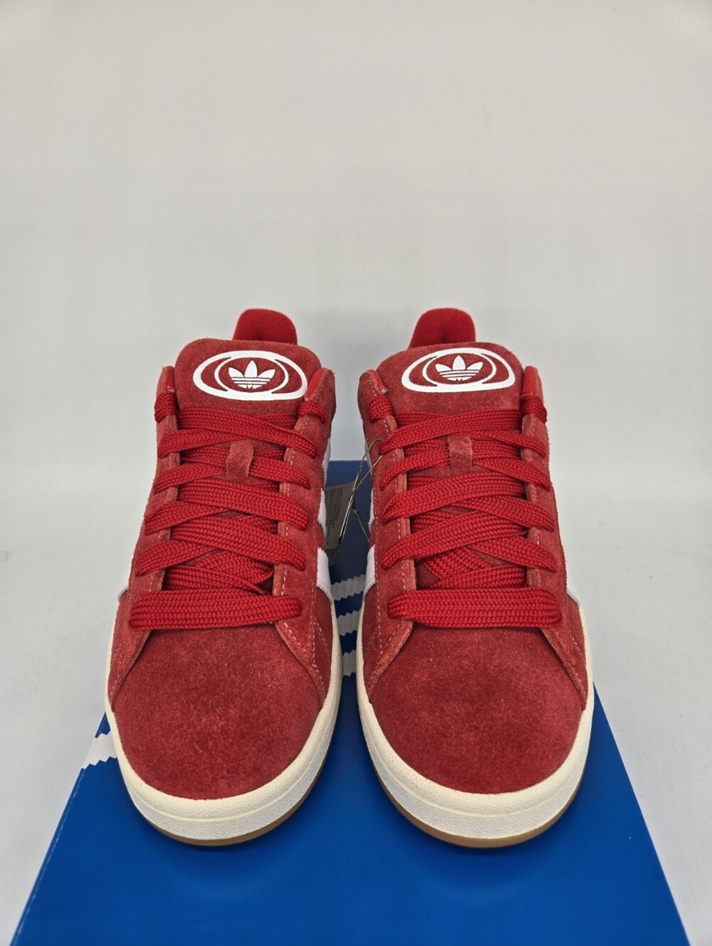 adidas Men's Campus 00s H03474 Better Scarlet Cloud White Shoes Size 9.5 - Picture 2 of 8